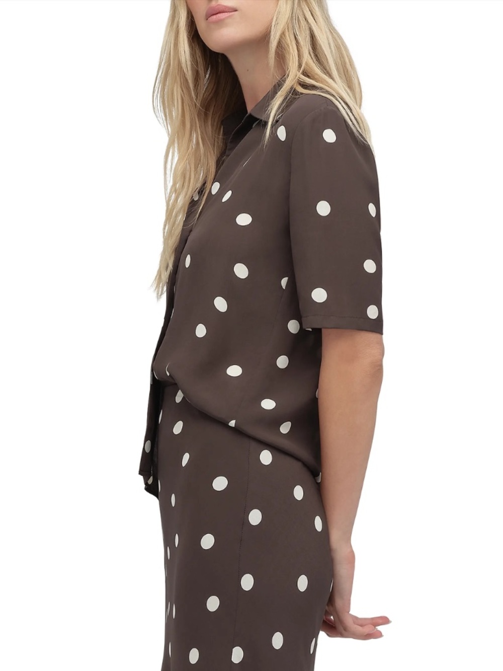 Favorite Daughter - The Sunny Polka Dot Shirt - Picture 6 of 11